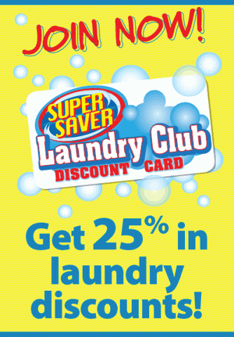 Super Saver Laundry Club - Join Now